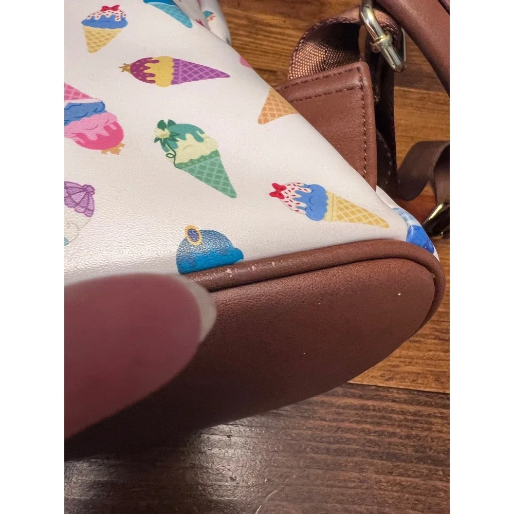Loungefly Disney Princess Ice Cream Cones Mini Backpack WDBK1035 Preown See Pics